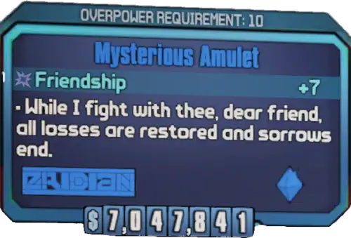 Mysterious Amulet